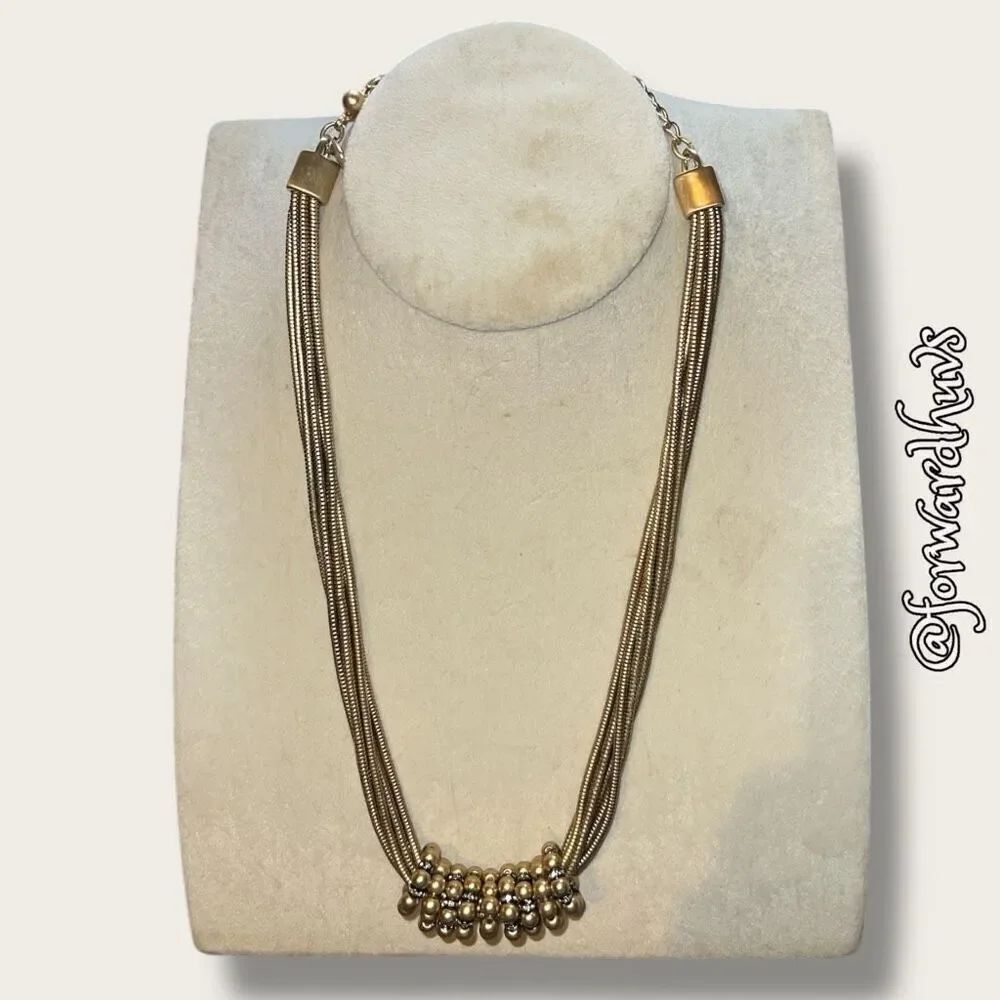 Chico’s Necklace with Clustered Beads
